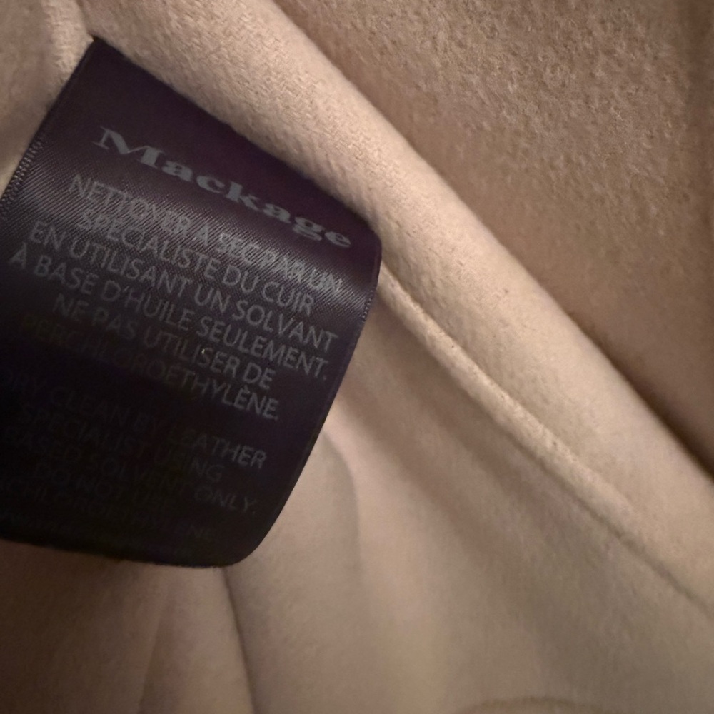 Mackage Light Tan Trench Coat - Picture 7 of 8